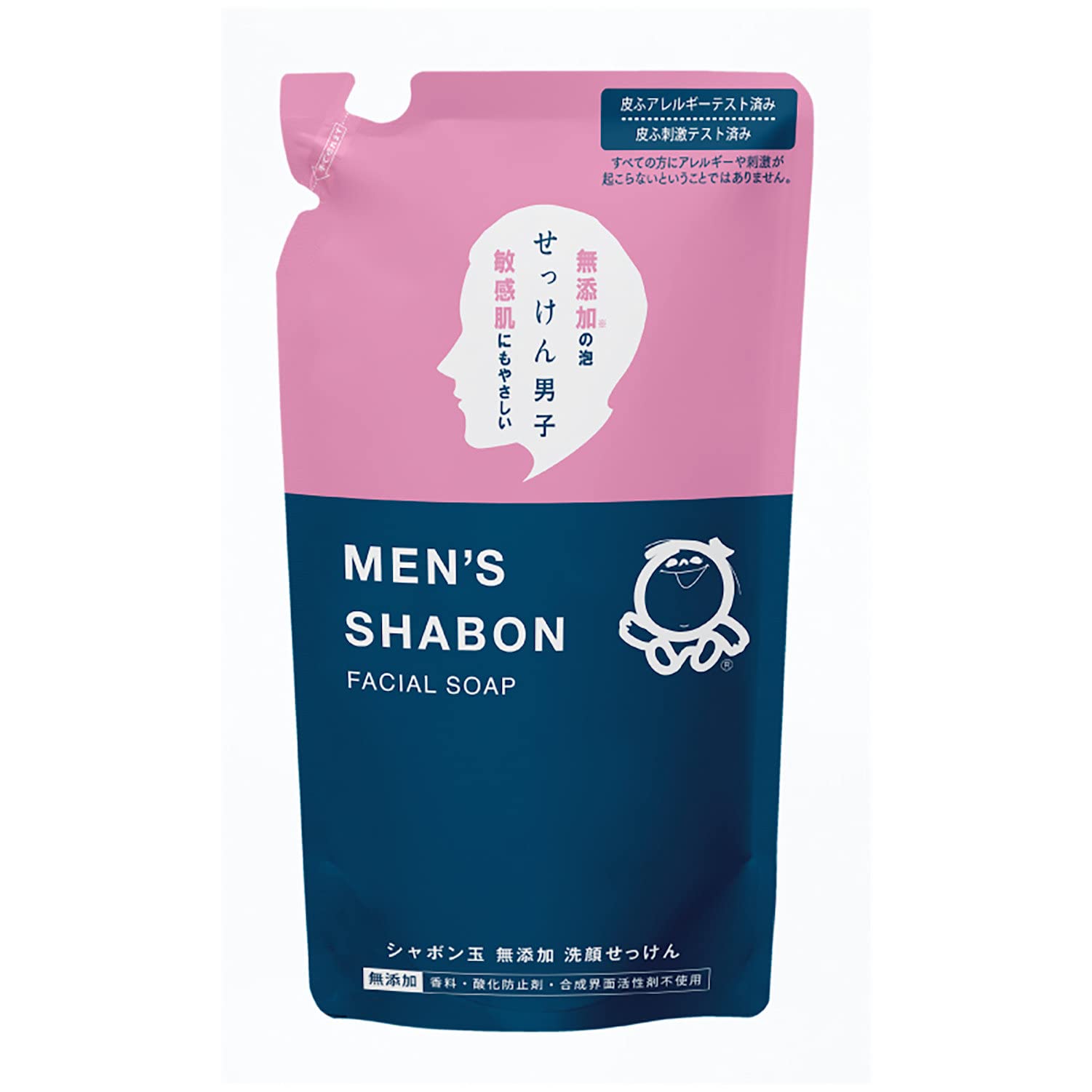 シャボン玉石けん メンズシャボンフェイシャルソープ つめかえ用 250mL