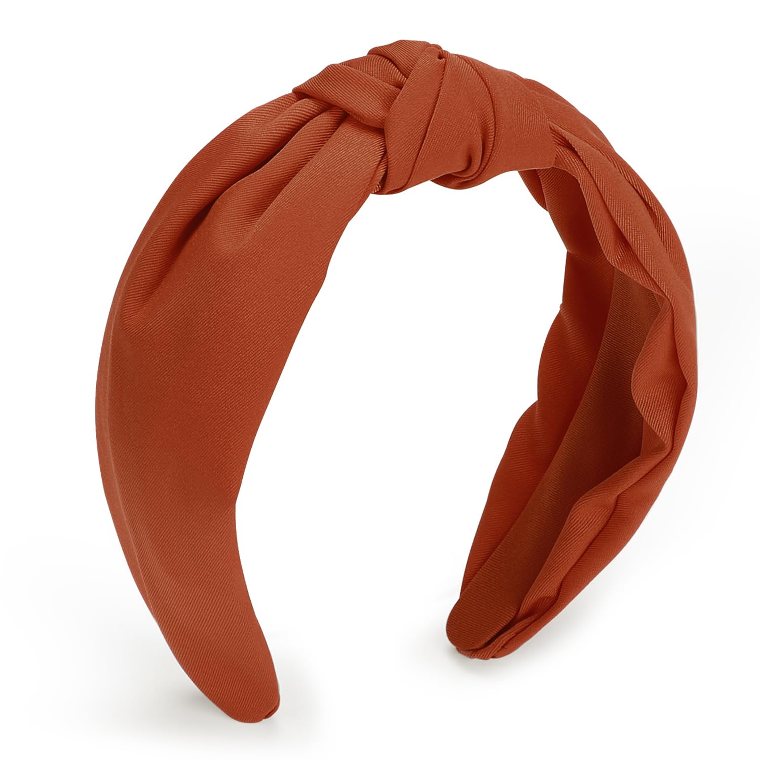 EtercycleHeadband for Women, Knotted Wide Headband, Yoga Hair Band Fashion Elastic Hair Accessories for Women (Dark Brown)