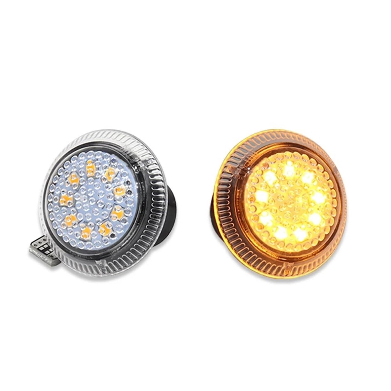Indicatori Direzione 2 Pezzi Luci Posizione Laterali Luce Direzione 9T1Z13K376 T10 W5W 12V Per Ford Per Transit Per Connect 2010-2016 2017 2018 2019 2020 2021 Segnale Svolta Lampada(Clear Lens)