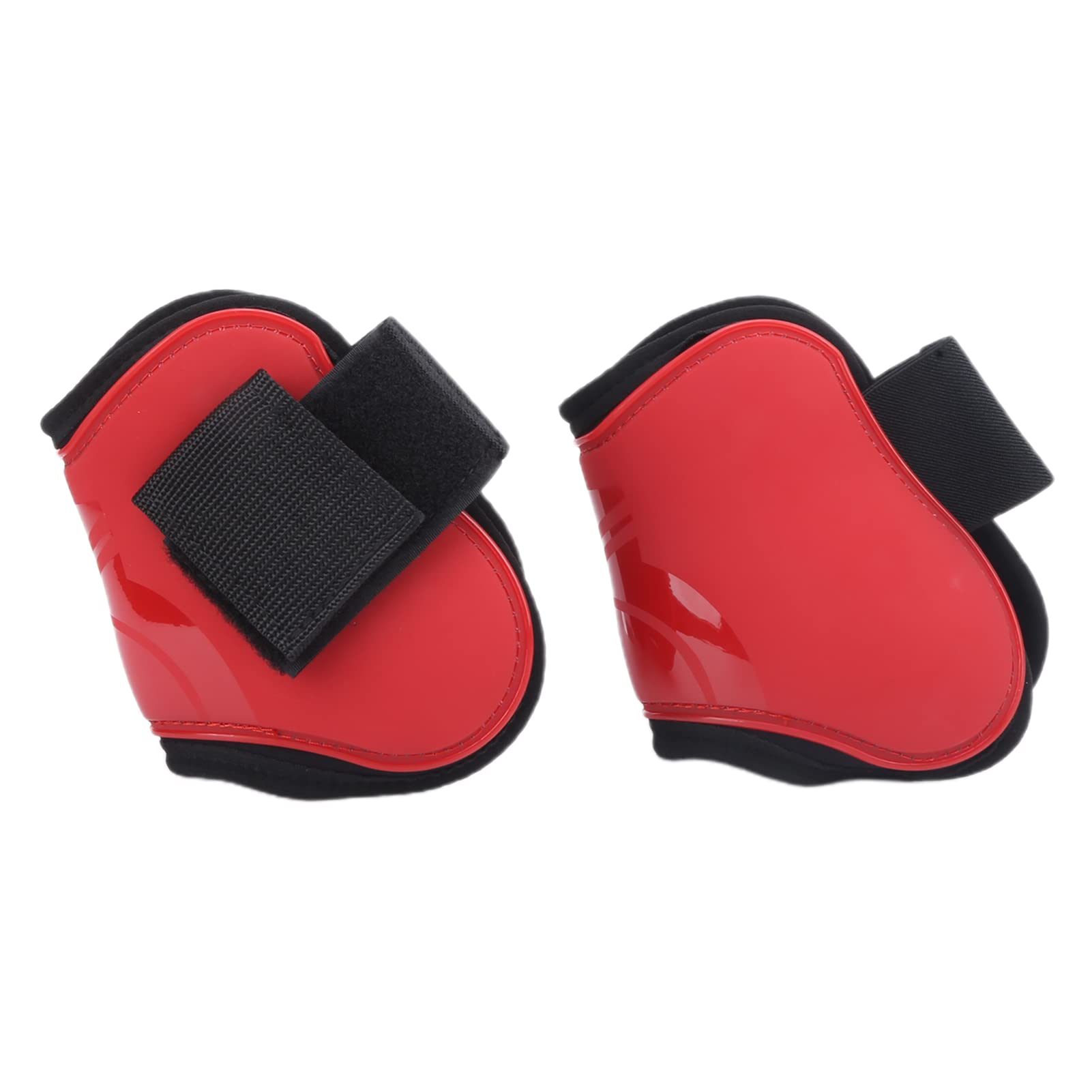 Botas de tendón de caballo, carcasa gruesa de poliuretano y acolchado de neopreno para apoyo de salto, protectores de pierna delanteros y traseros para equitación, entrenamiento, competición
