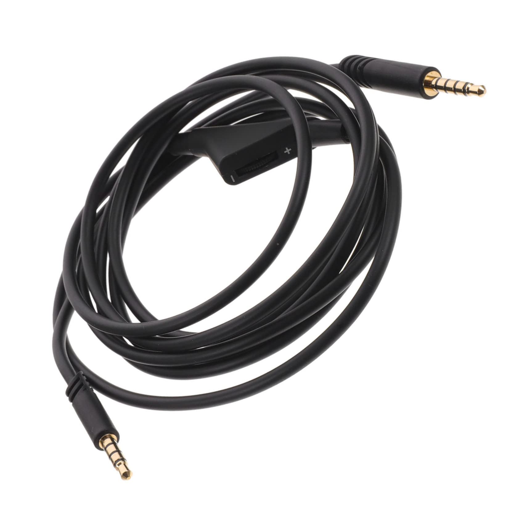 OSALADI 4pièces Câble Audio De Remplacement Pour Écouteurs Cordon Pratique Et Pour Expérience Audio Optimale Avec Prise Noire