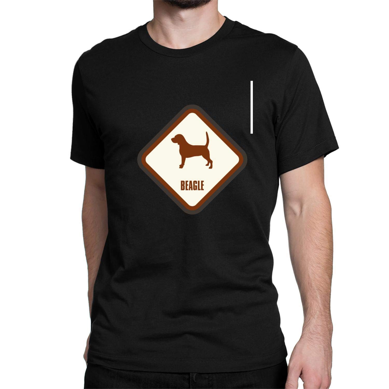 T-shirt officiel beagle noir en taille XL pour passionné de chien