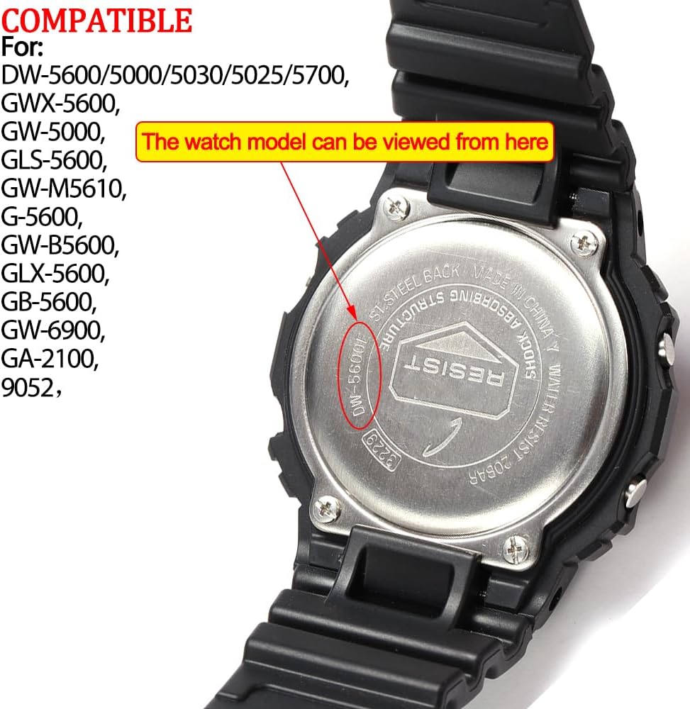 Resin Strap Compatible with Casio G-shock DW-5600 Guyana Ubuy