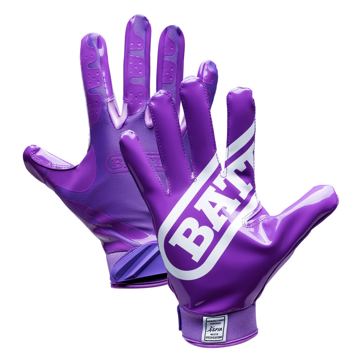 Amazon | Battleスポーツ科学ソリッドカラーFootball Gloves