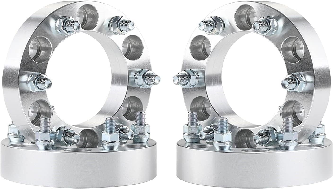 CWA 6x132 to 6x5.5 Wheel Spacers 1.5" Inch Compatible with Traverse Acadia Enclave 14x1.5 Set of 4
