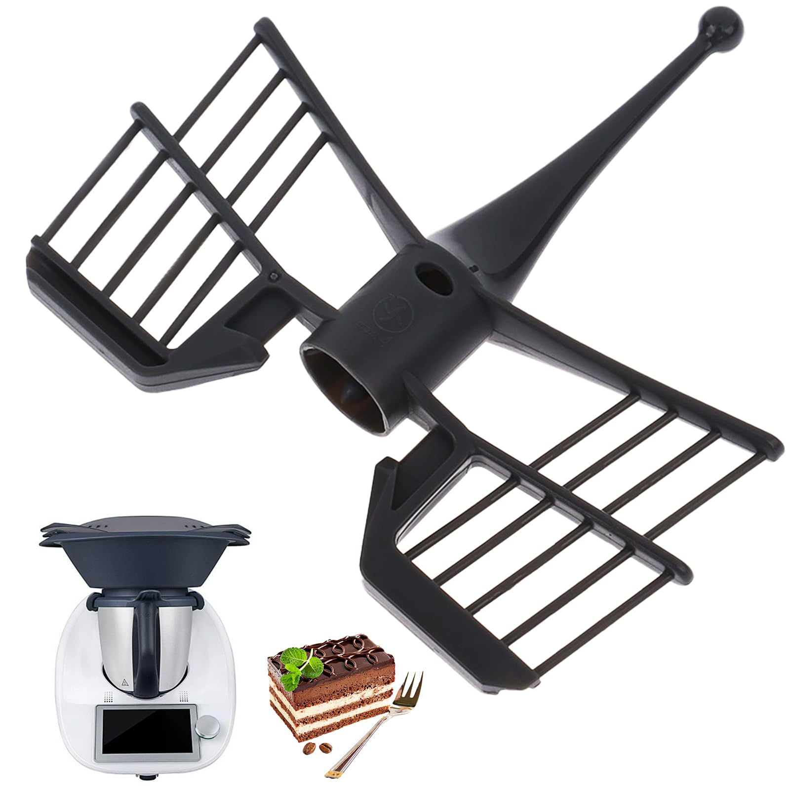 NHPY 1Pcs Farfalla per Bimby Tm5 Tm6 Tm31, Farfalla Accessori per Robot da Cucina, Materiale per Uso Alimentare Farfalla Ricambio per Bimby Robot da Cucina,Accessori per Bimby Tm6(A