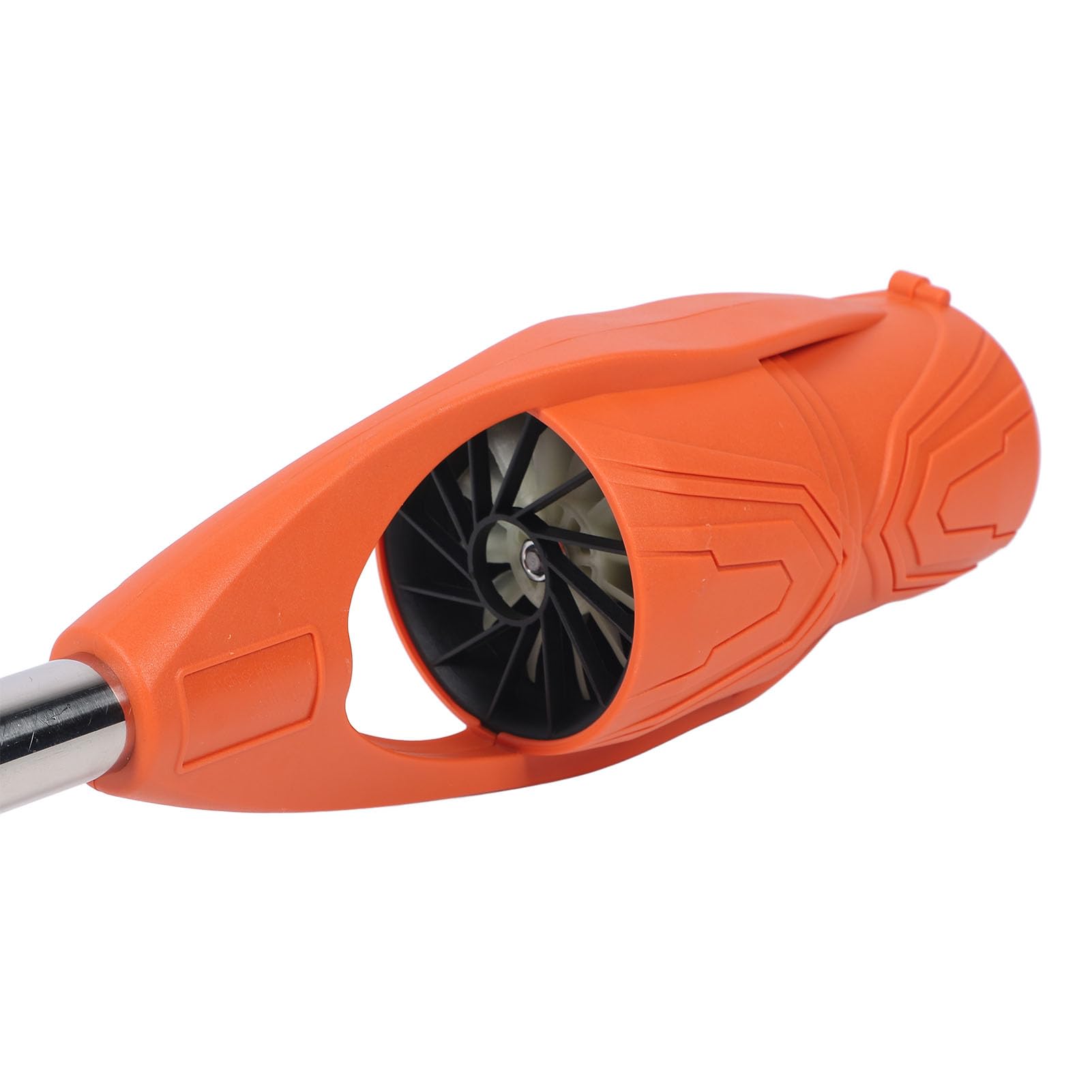 Soffiatore per foglie elettrico senza fili ABS Soffiatore per foglie portatile pieghevole alimentato a batteria con batteria da 1500 mAh e caricabatterie per prato, patio,