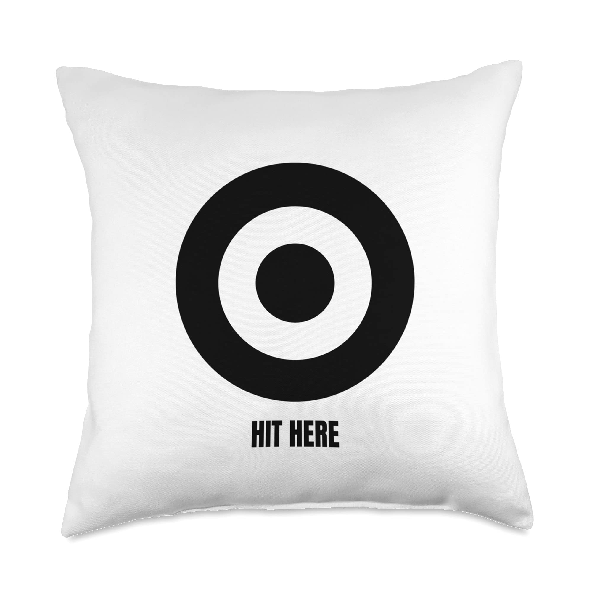 gmccTarget HIT HERE Throw Pillow, 18x18, Multicolor