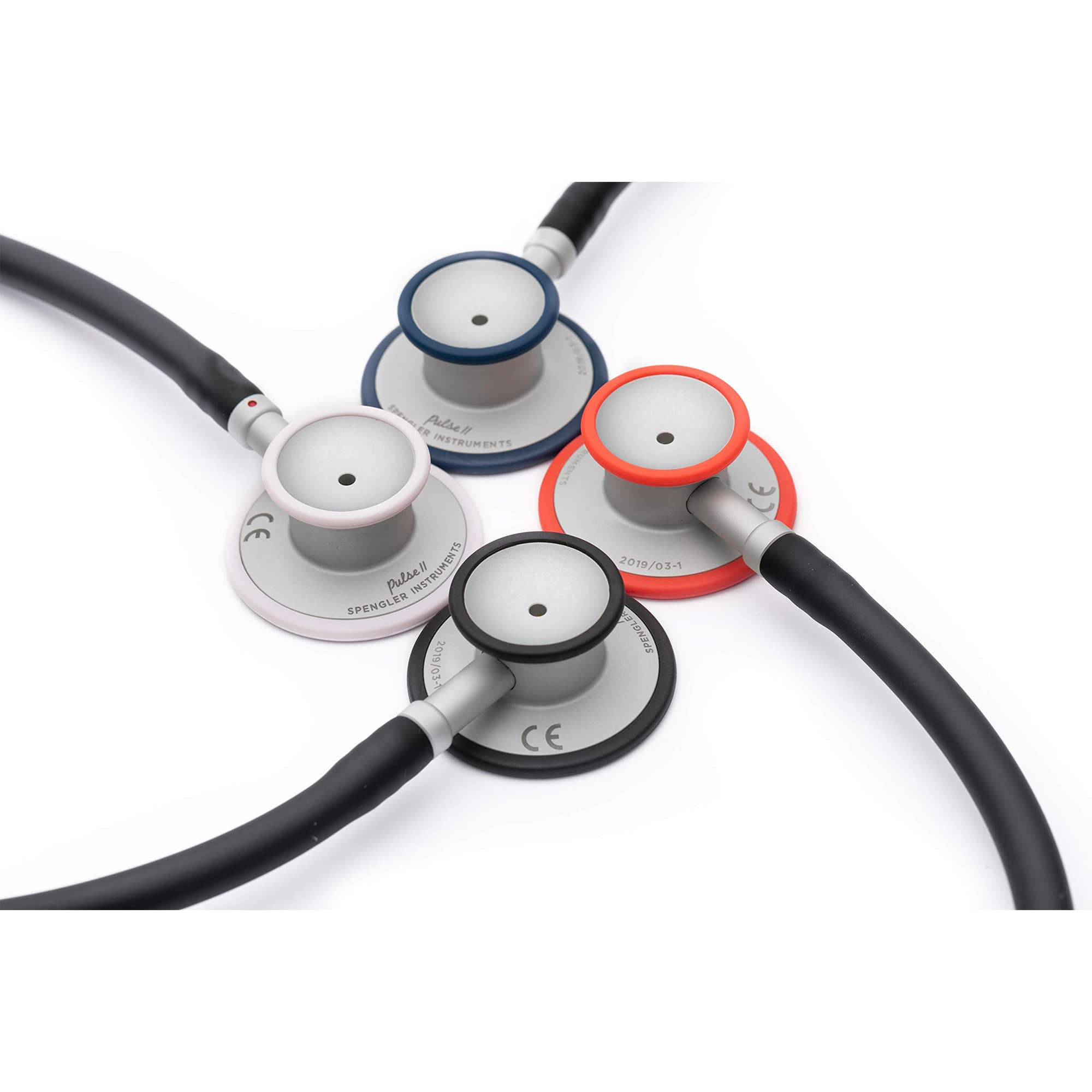 SPENGLER Pulse II Stéthoscope Infirmier Double Pavillon Carbon