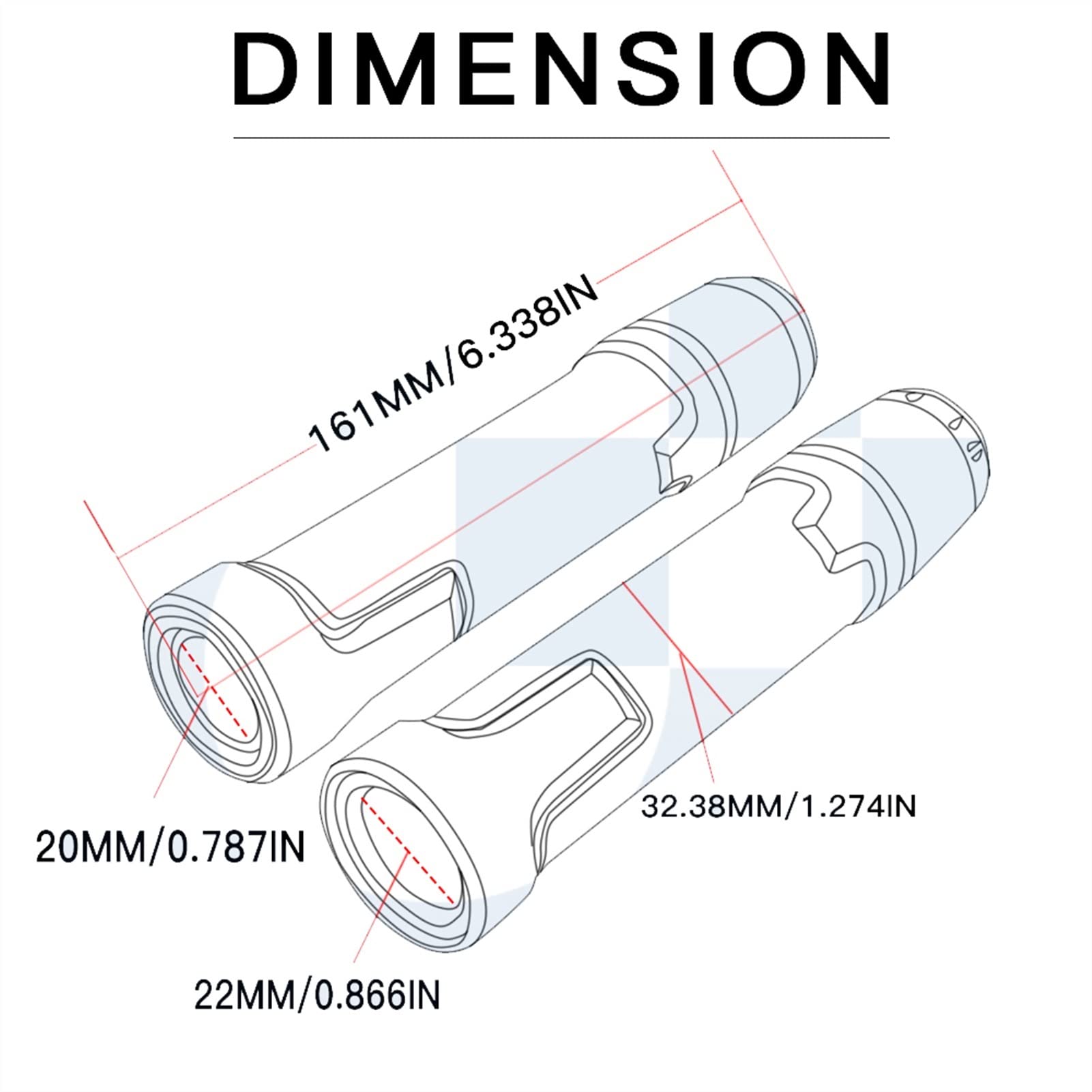 Moto Impugnatura 7/8 "22 Millimetri di CNC del Motociclo Impugnatura del Manubrio Maniglia Bar Moto Manopole del Manubrio per Yamaha YZF R6S YZF-R6S 2006 2007 2008 2009 (Color : G)