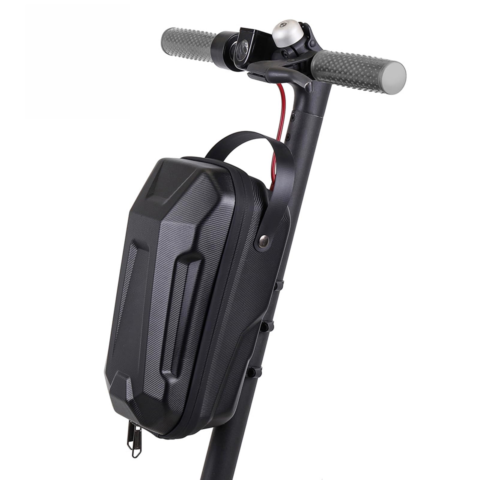 Bolsa Reflectante para Manillar de Patinete eléctrico, Gran Capacidad, Exterior rígido de EVA, diseño de liberación rápida para Bicicleta y Patinete eléctrico (4,5 L)