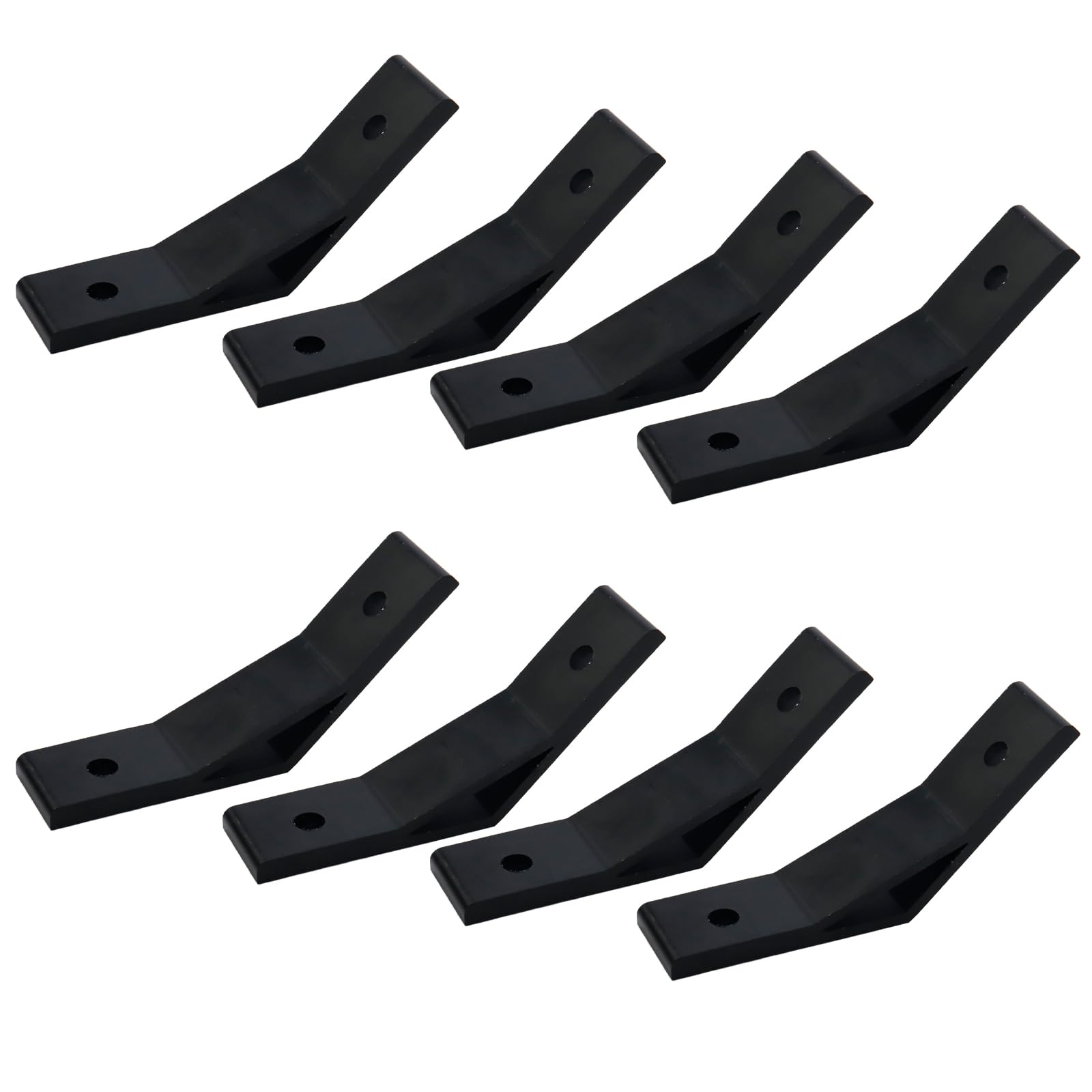 Pastlla 8 Pcs Corner Brackets 3030 Series 135 Degrees Angle Aluminium Alloy Profile Brackets Fasteners Joint Brace Connector