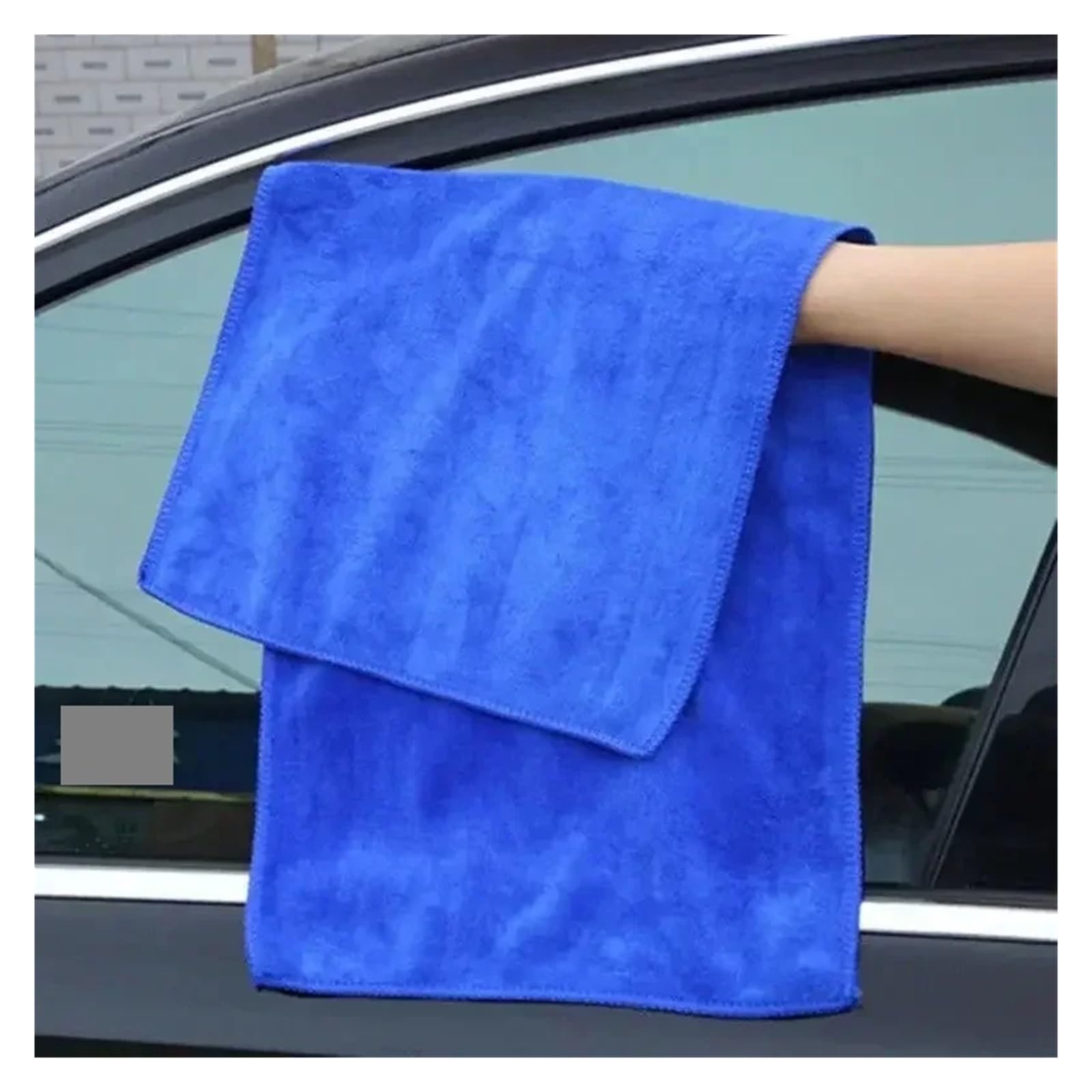 MUSM 100 Pcs Cleaning Towels Multi-Purpose Car Wash Drying Polishing Cloths Reusable Household Cleaning Cloths for Fit for — view 5