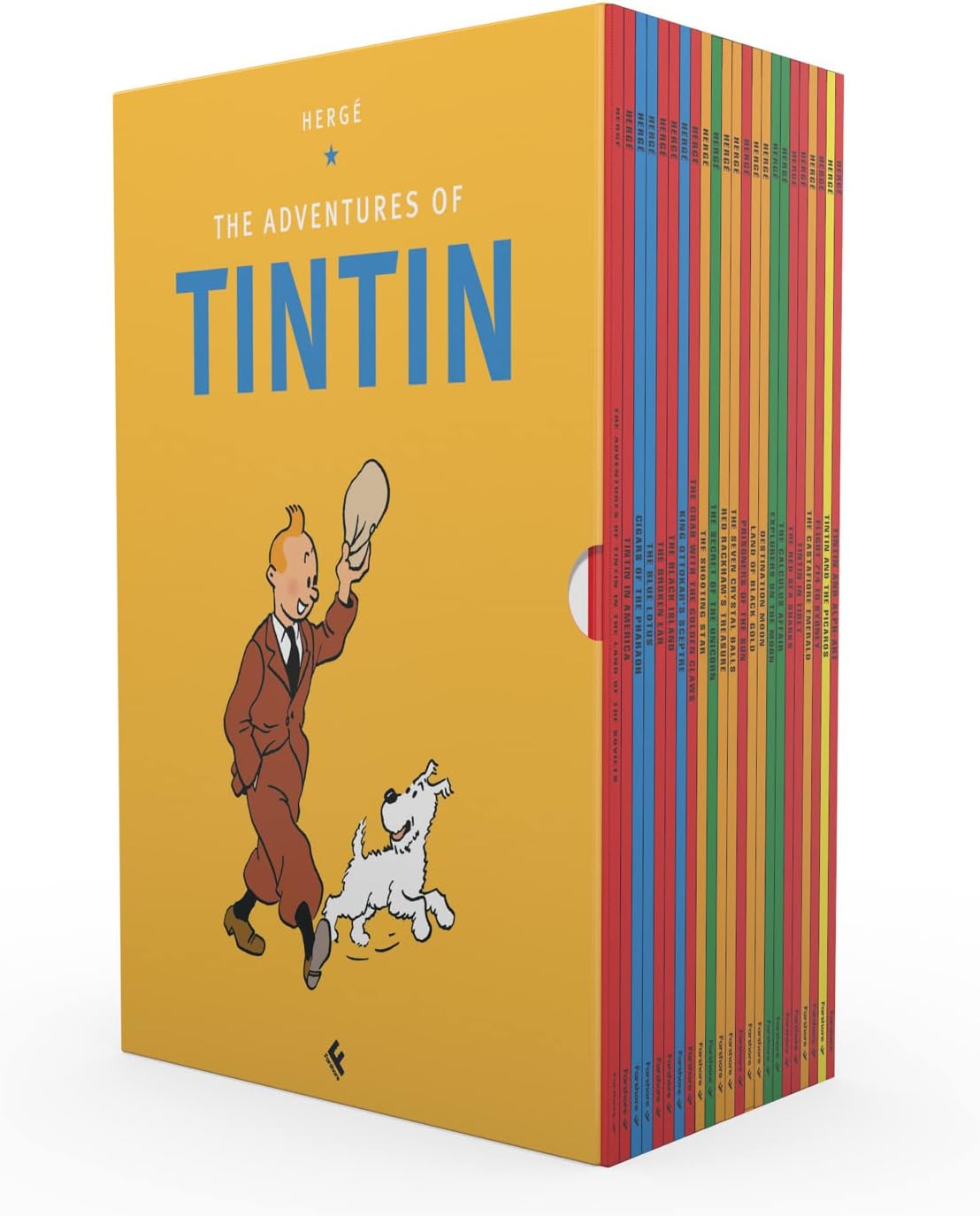 Tintin Paperback Boxed Set 23 Titles