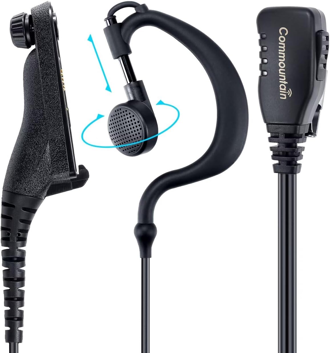 commountain APX 6000 XPR 7550e Earpiece with Mic Compatible