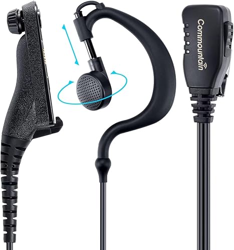 Miniatura 8 de commountain APX 6000 XPR 7550e Auricular con micrófono compatible con radios Motorola APX 8000, APX 7000, APX 4000, XPR 7350e, XPR 7550, XPR 7580e,