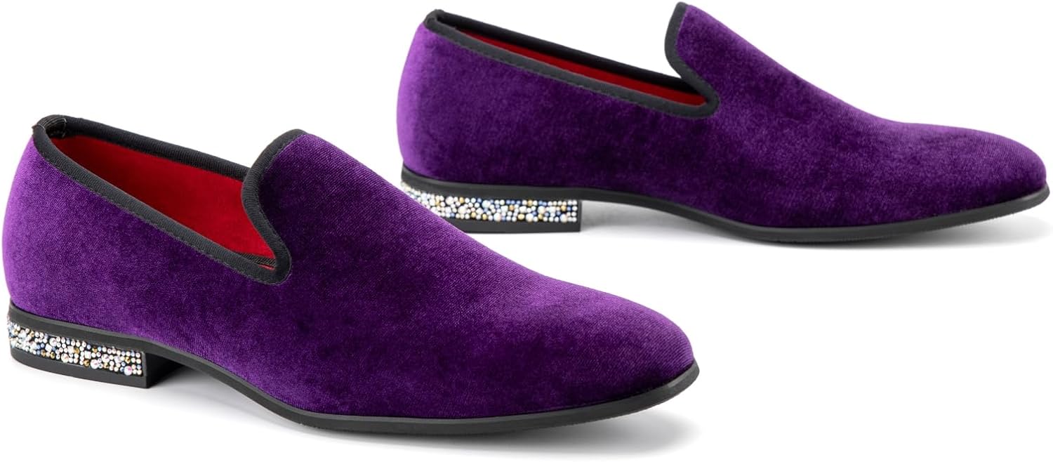 JITAI Men's Dress Shoes - Casual Rubber & Leather Loafers for Men - Fashion Business Formal Wear - Image 5