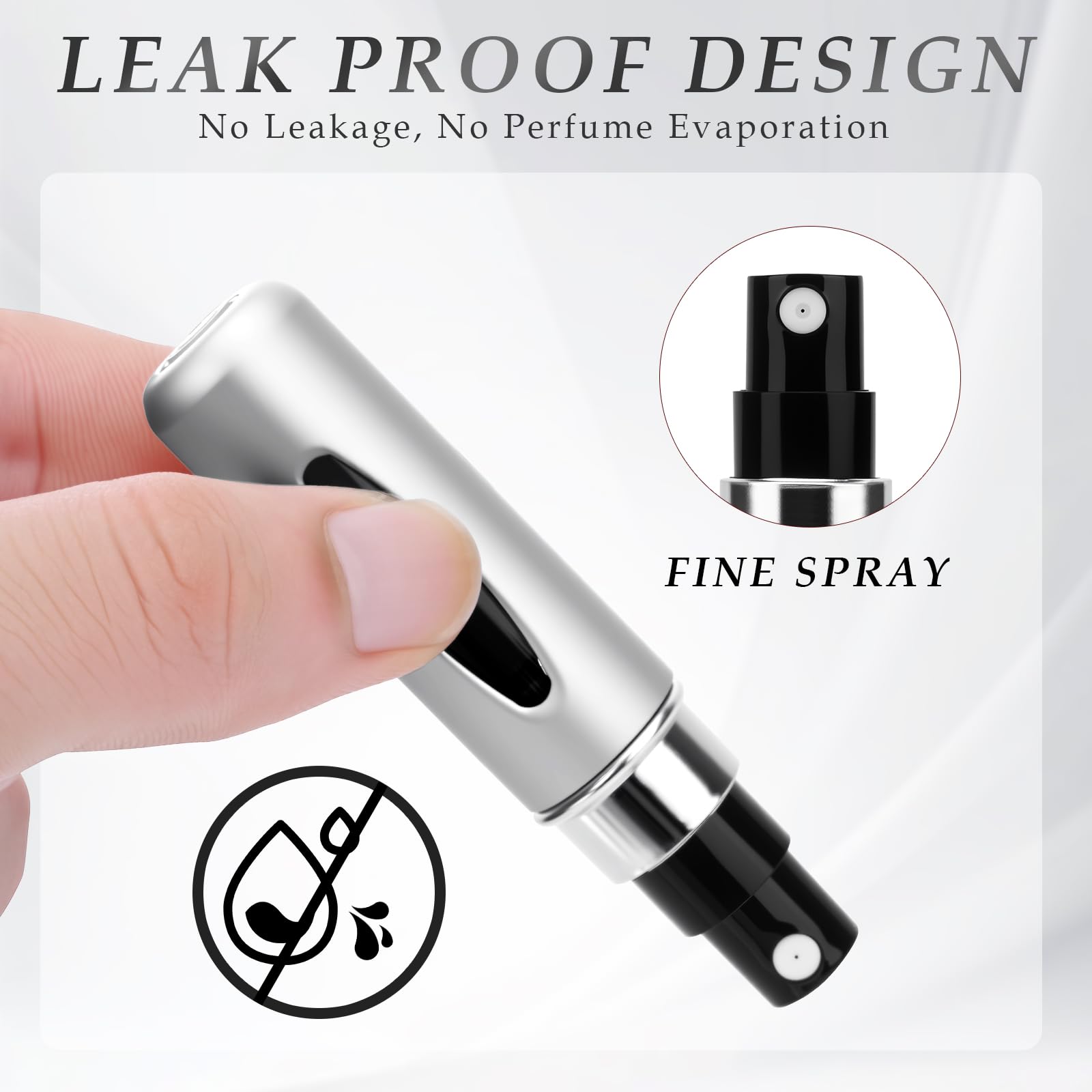 12 sztuk rozpylacz do perfum 5 ml, mini atomizerów do perfum na podróż, dozowniki do perfum, atomizery do perfum z możliwością ponownego napełniania na wakacje, podróże, kemping