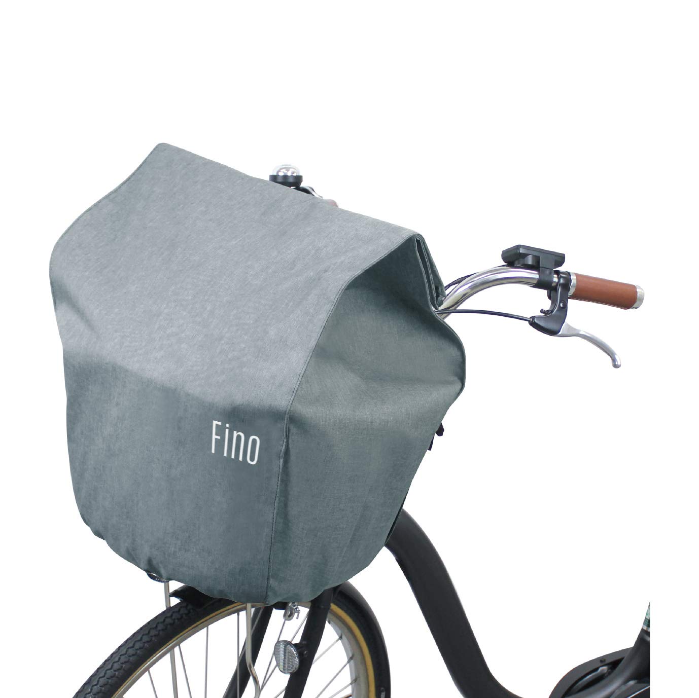 FINO FN-FR-01 Electric Assisted Bicycle Basket Cover Front Use Khaki