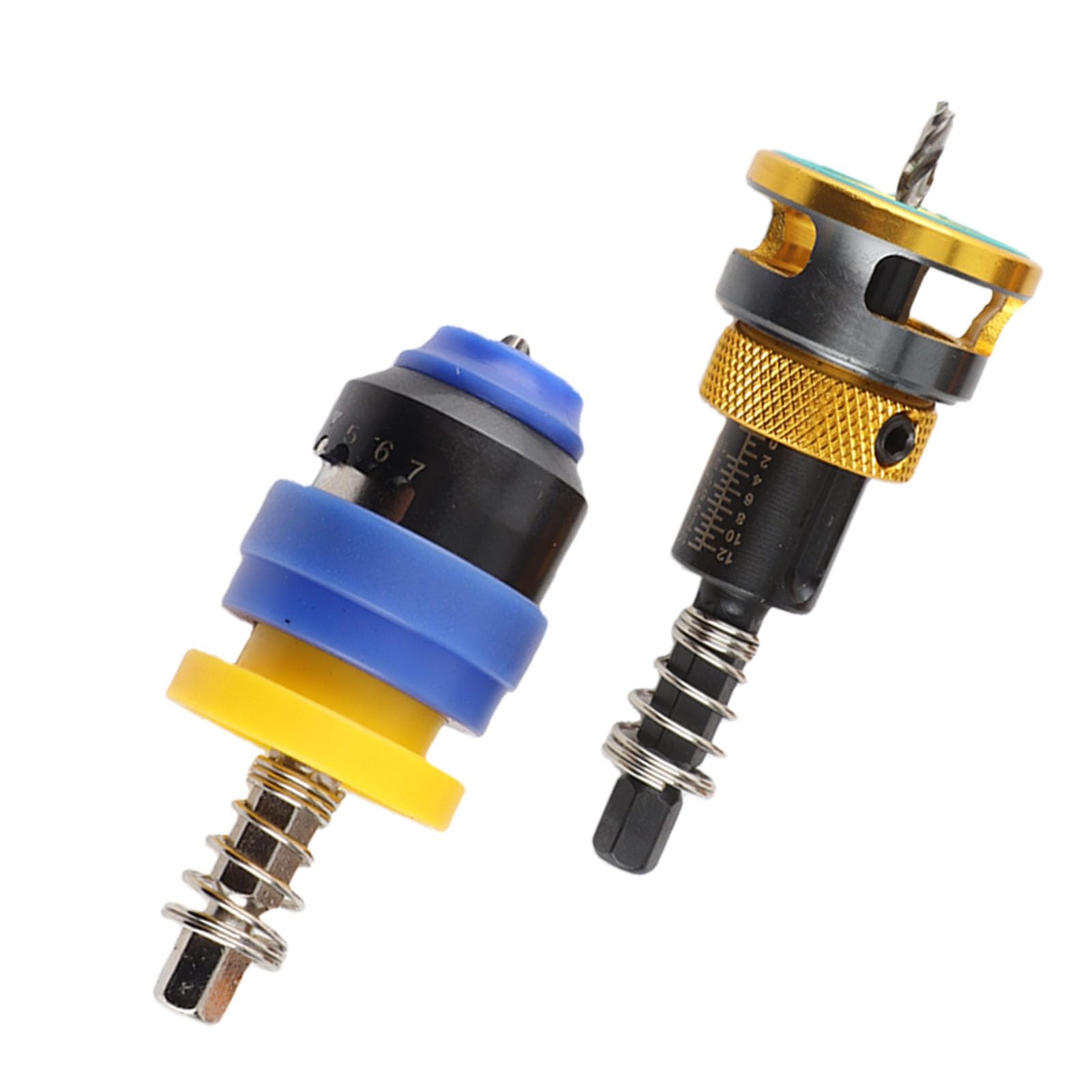 Topiky Juego de Brocas Avellanadoras para Madera, Brocas Cónicas con Tope de Profundidad Ajustable para Carpintería Precisa, 3,2-4,8 Mm, Aleación de Aluminio, Ideal para Tornillos