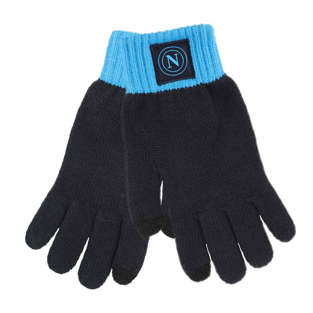Guanto unito con patch in tessuto, touch screen, 95% PC 5% EA 123486