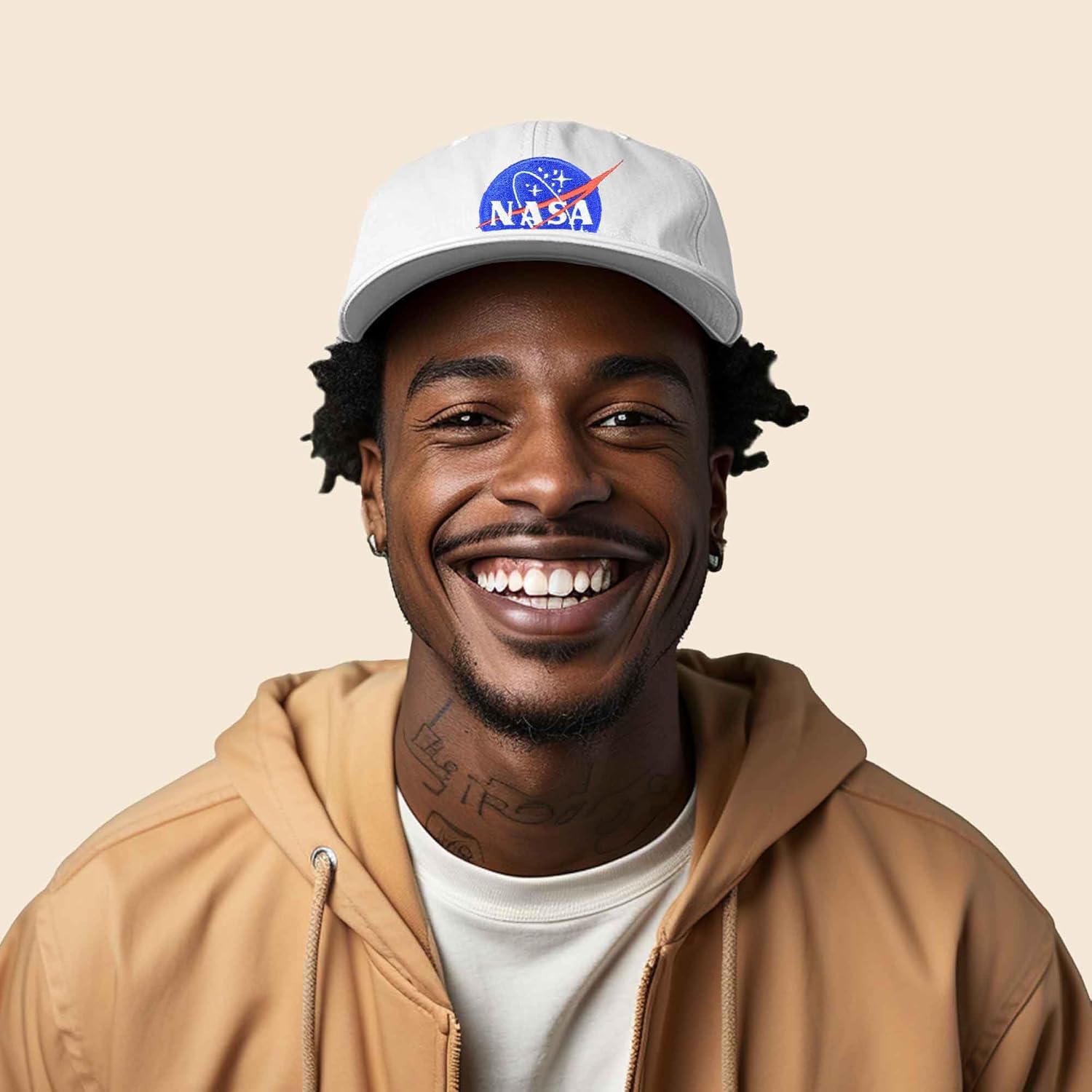 DALIX NASA Embroidered Mens Womens Cotton Dad Hat Baseball Cap Adjustable - Image 4