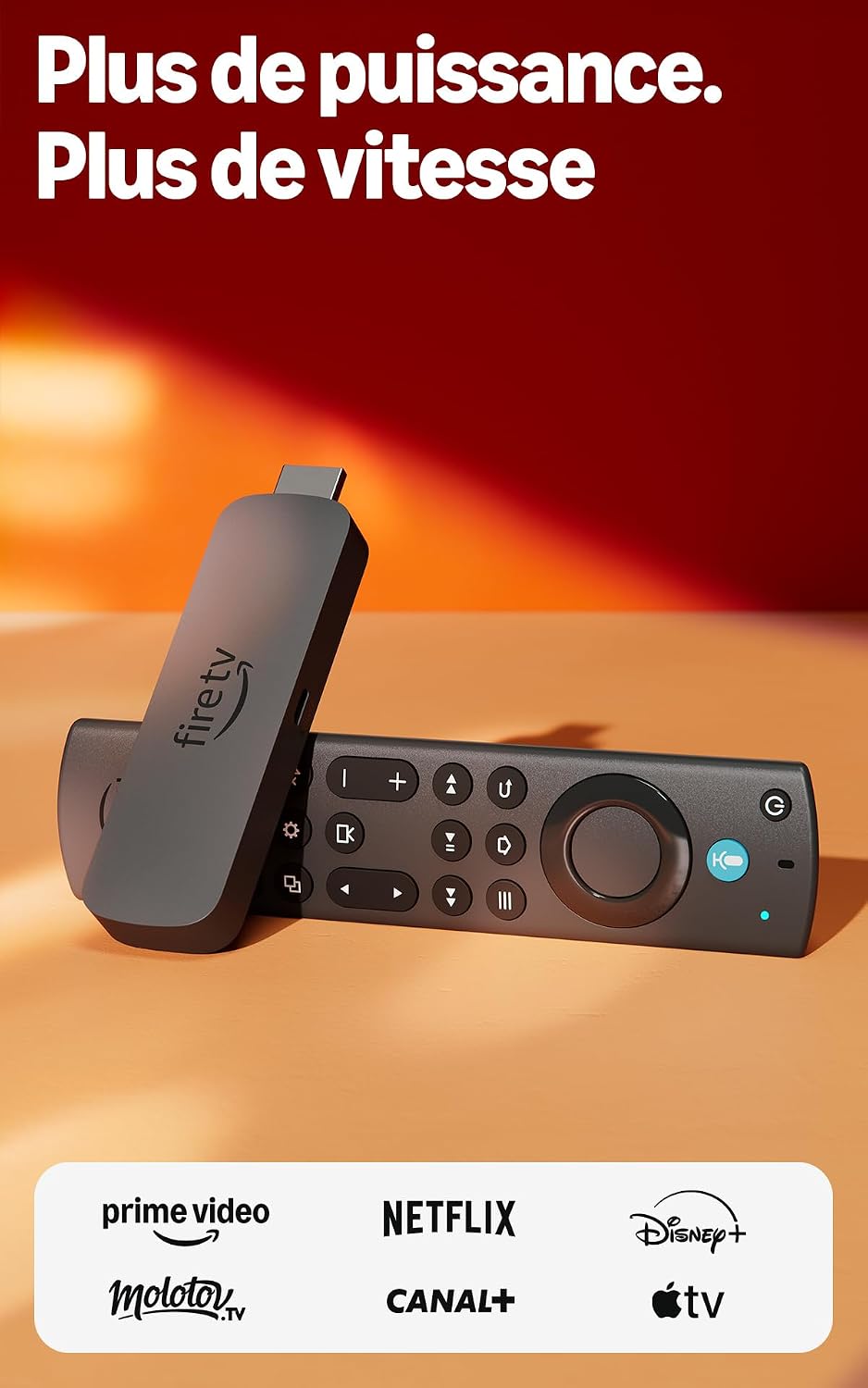 Amazon Fire TV Stick 4K Max (Nouvelle génération), Appareil de streaming avec fonctionnalité Écran dynamique et prenant en charge le Wi-Fi 6E, Trouvez vos séries plus rapidement avec Alexa+