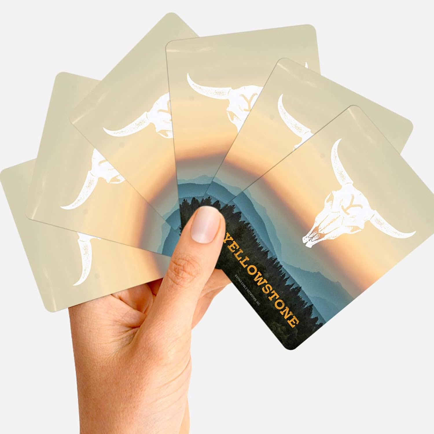 PARAMOUNT NETWORK Yellowstone Cow Skull Playing Card Deck - Officially Licensed