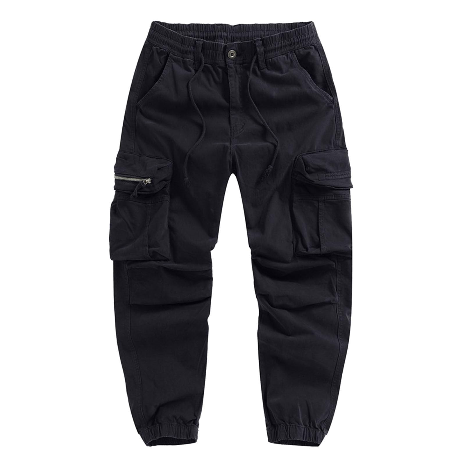 YRxUIAI Pantalon de randonnée pour homme - Léger - Cargo - Pantalon de travail tactique - Pantalon de marche décontracté et respirant avec poches