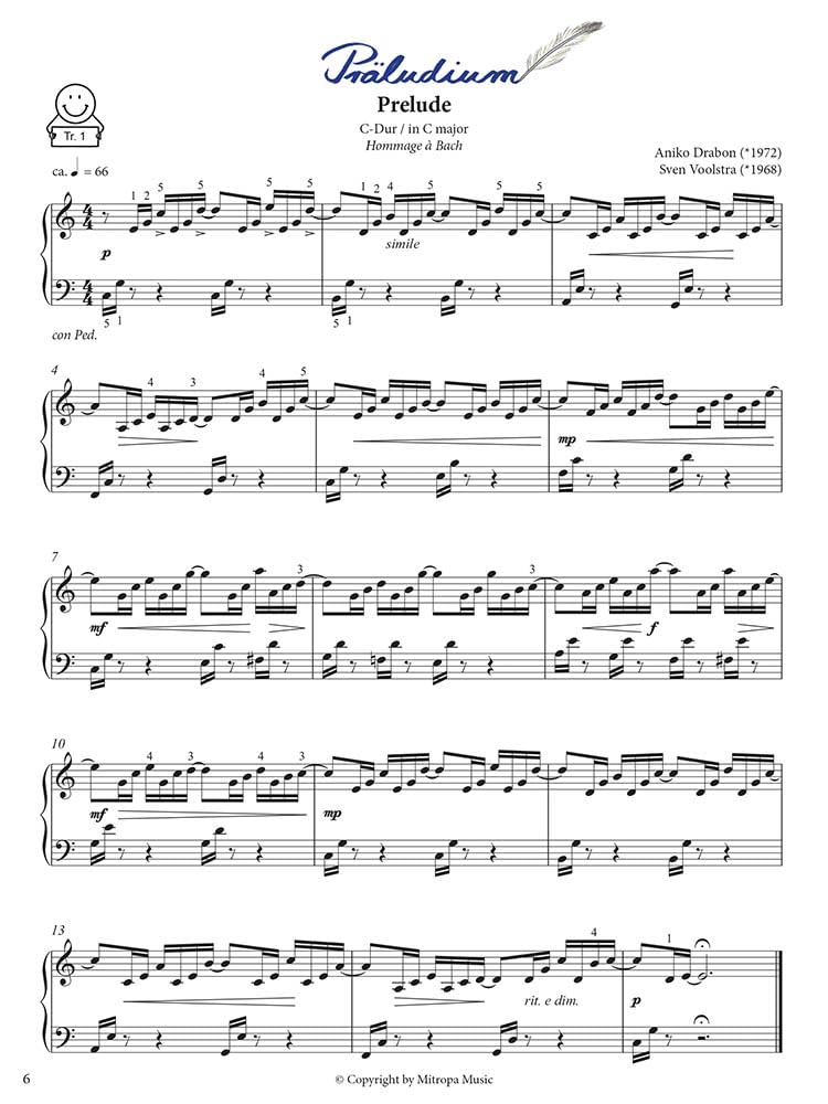 Aniko Drabon: Tastenzauberei Spielheft Band 5 mit Audio-Online für Klavier | Klavierschule Fortgeschrittene Kinder und Erwachsene | Moderne klassische ... Mit bunter herzförmiger Notenklammer
