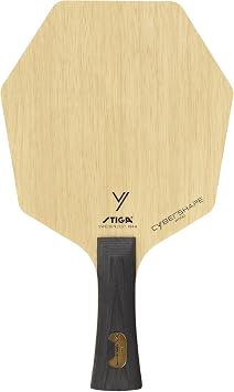 STIGA Cybershape Wood Table Tennis Blade I Superior Control & Enhanced Grip for Offensive Play