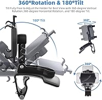 Vista 3 de FONKEN Soporte de teléfono para automóvil, rotación de 360 grados, soporte de clip para salpicadero, compatible con iPhone 11/12 Pro Max XS Max XR 8