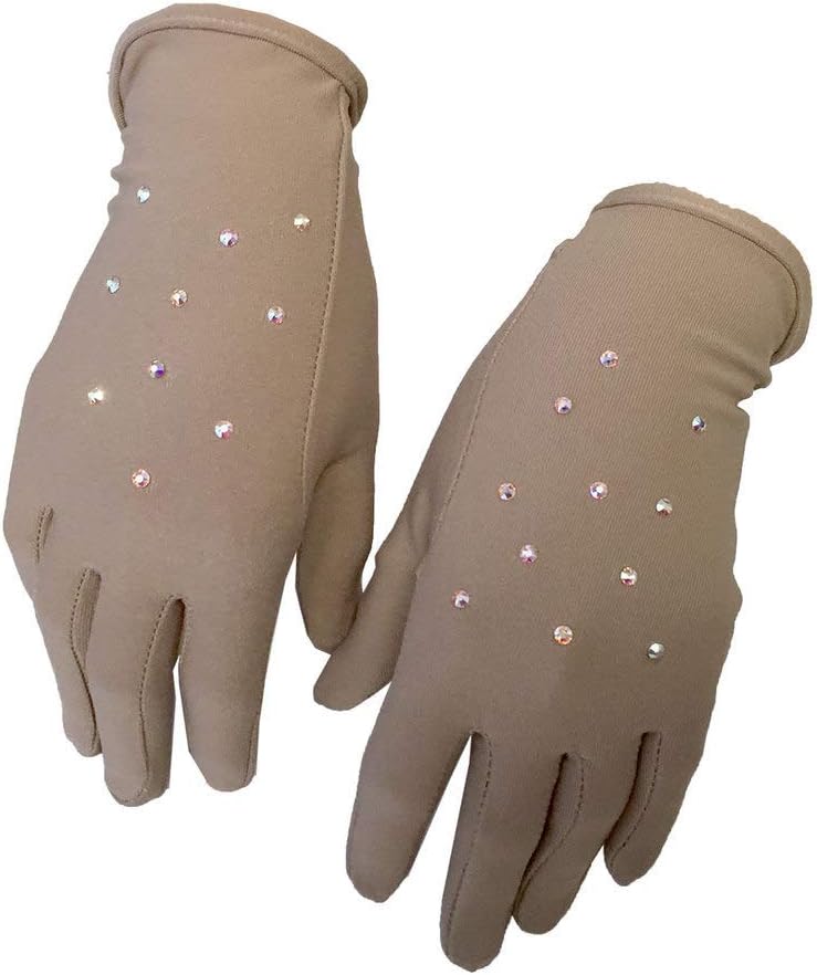 Kami-So Figure Skating Gloves for Competition and Practice with Gel Palm Protection - Reduce Falling Injuries : Sports & Outdoors