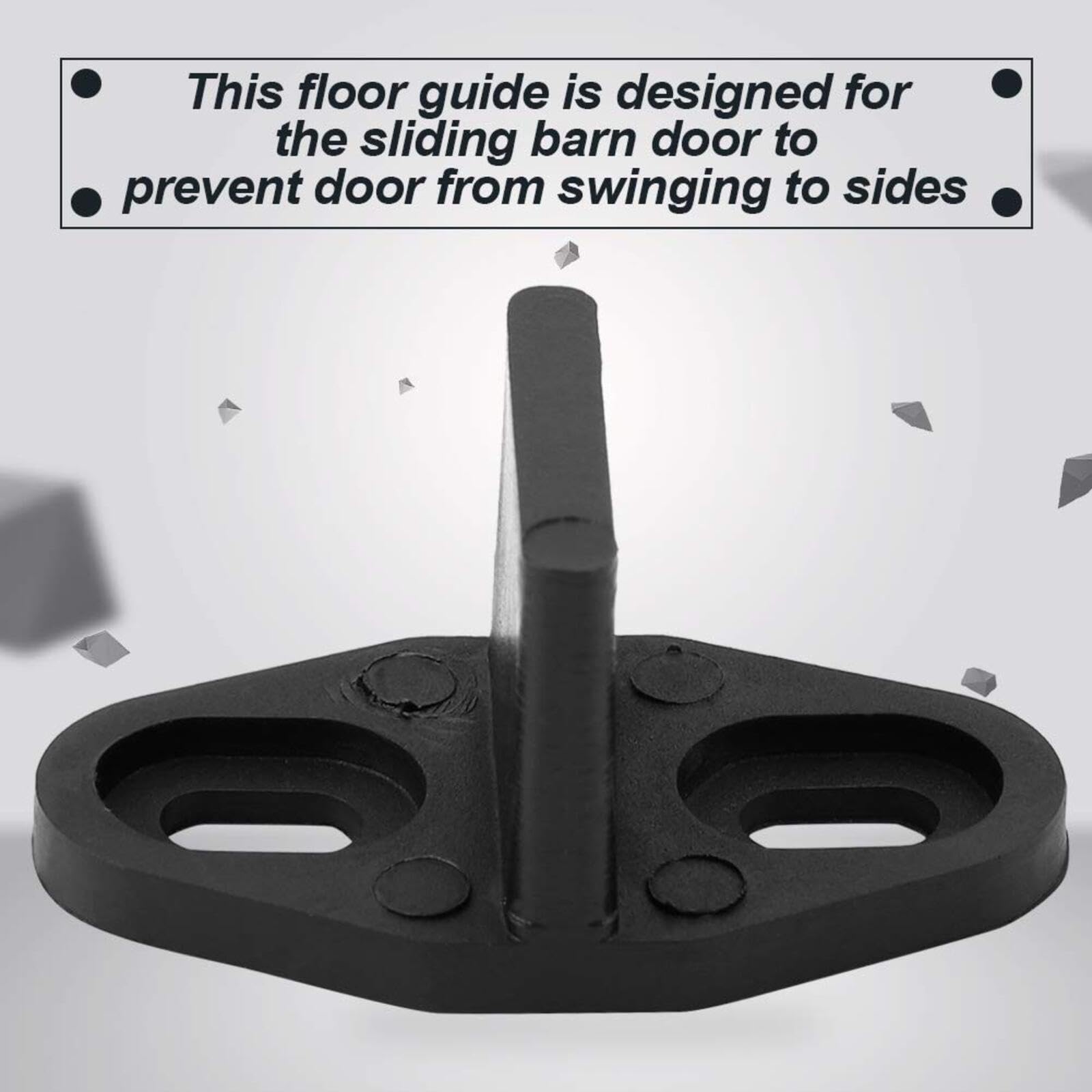 Generic Sliding Door Guide, Floor Guide, Pack of 3, Adjustable, Black - Image 3