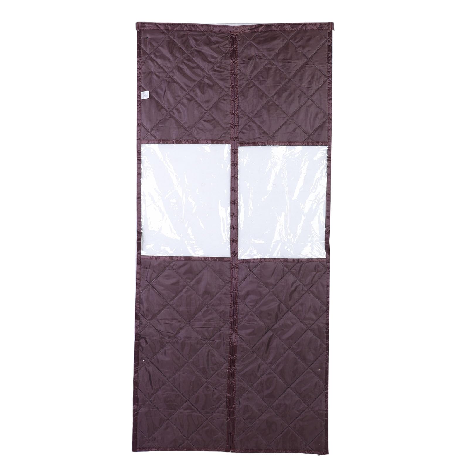 Couverture de porte thermique en tissu Oxford isolé par aimant robuste