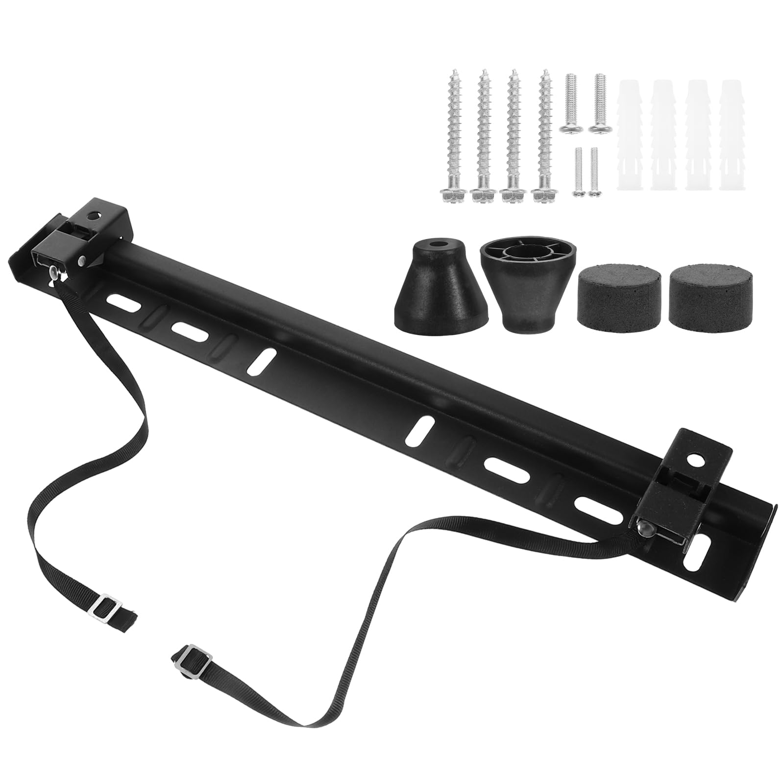 Soporte de Pared para TV sin Taladro, Escuadra en L, Acero Inoxidable, 45kg, para Televisores LCD de 32 a 65 Pulgadas