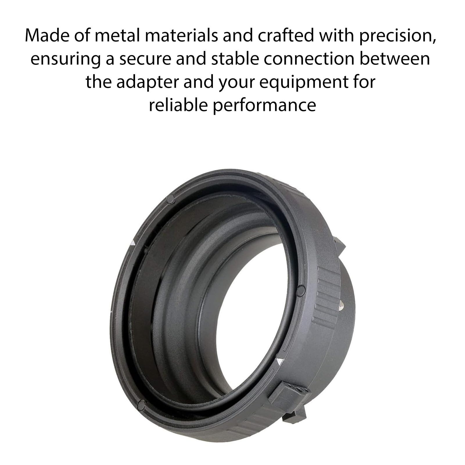 Adaptateur de Convertisseur de Montage Bowens vers Elinchrom, Assemblage sans Outil, avec Connexion Stable et Sécurisée, pour Accessoires D'éclairage, Boîtes à Lumière, Grilles