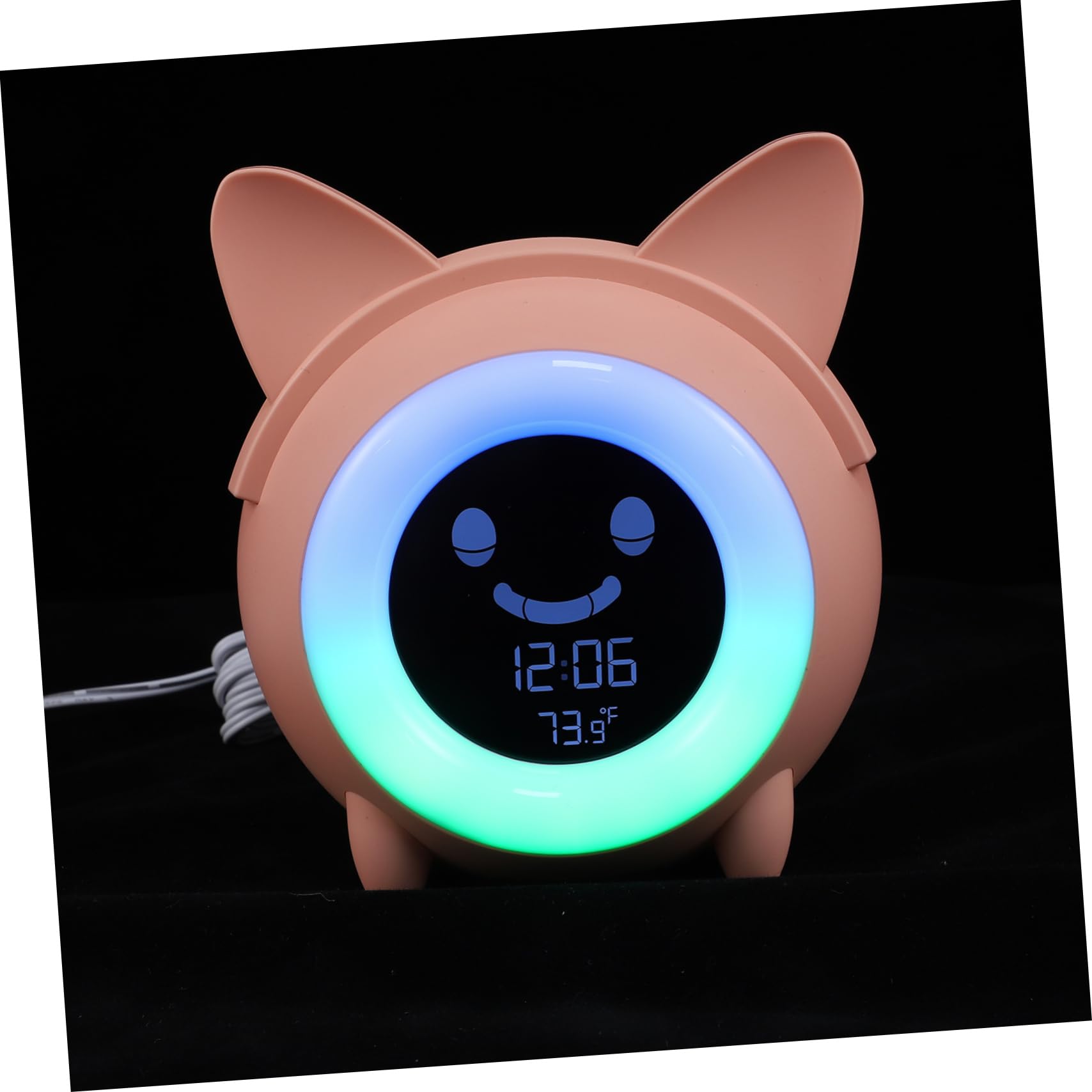 Réveil numérique compact pour chambre à coucher et table de chevet