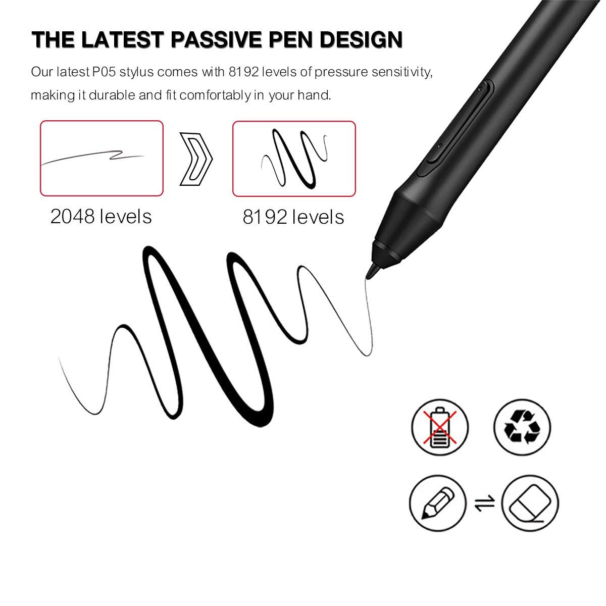 XPPEN Deco 03 Graphics Drawing Tablet, Wireless Digital Tablet with 6