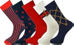 5 Pairs Mens Socks Checked