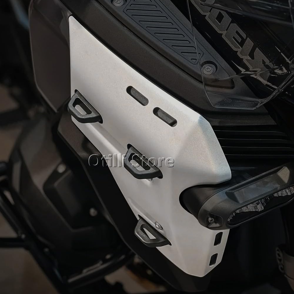 Motorcycle Radiator Side Cover Fits for BMW R1300GS ADV R 1300 GS Adventure 2024 2025 Black Silver Water Tank Guard Protector Frame Guard Fairing Side Panels Protective Cover (Black)