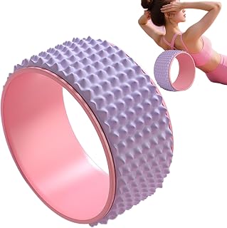 Yogahjul Djupvävnadsmassage Flexibilitet Balans Pilates | Yogahjul För Ryggstretching Hemmagym Workout Pilates Sport Övning Daglig Fitness Core Träning Återhämtning Rörlighet