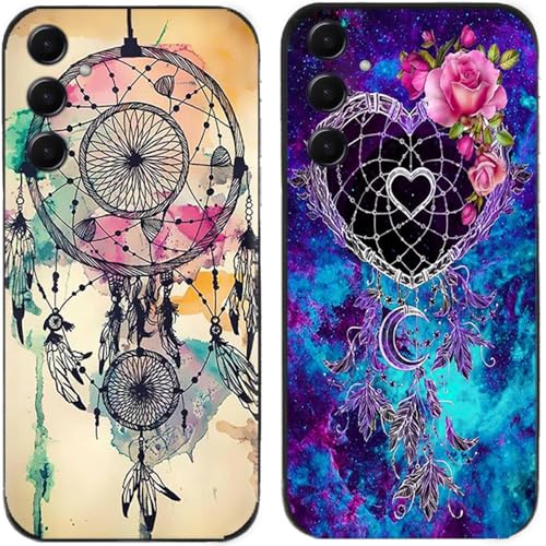 ��g�уP�[�X��P�[�X �K�pSamsung Galaxy S25 FE / S25FE,���̕��閲�ǂ��l�͗l�v�����g����TPU�o�b�N�V�F��,2�Z�b�g