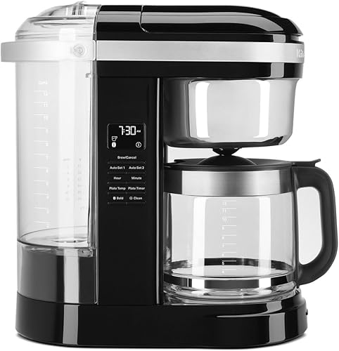 Miniatura 10 de KitchenAid KCM1208DG - Cafetera con cabezal de ducha en espiral de goteo, 12 tazas, gris mate y tostadora KMT2115, 2 rebanadas