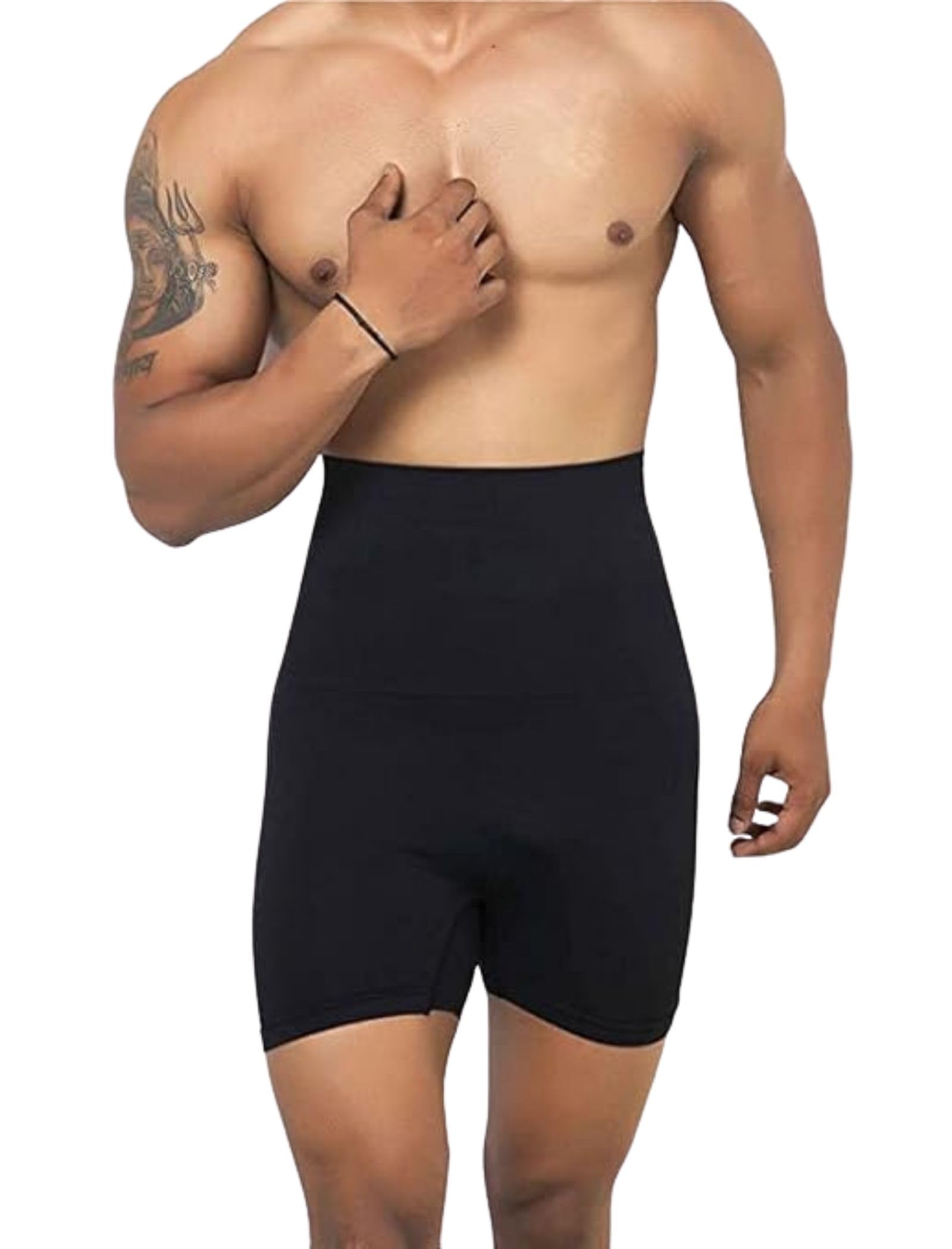 kroywen Men Body Shaper Belly Girdle Boxer Stomach Fitness for Exercise & Workout Briefs-picture-44