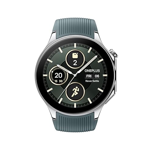 ONEPLUS Watch 2, 32GB, 100-Hour Battery, Health & Fitness Tracking, Sapphire Crystal Design, Dual-Engine, Wear OS by Google