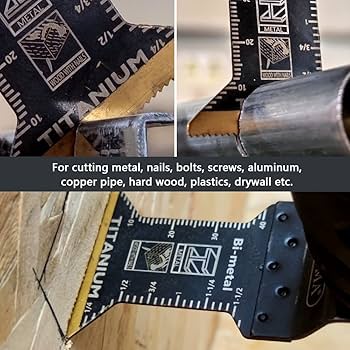 Acroma 5-Piece M42 Bi-Metal Oscillating Multitool Blades – 8