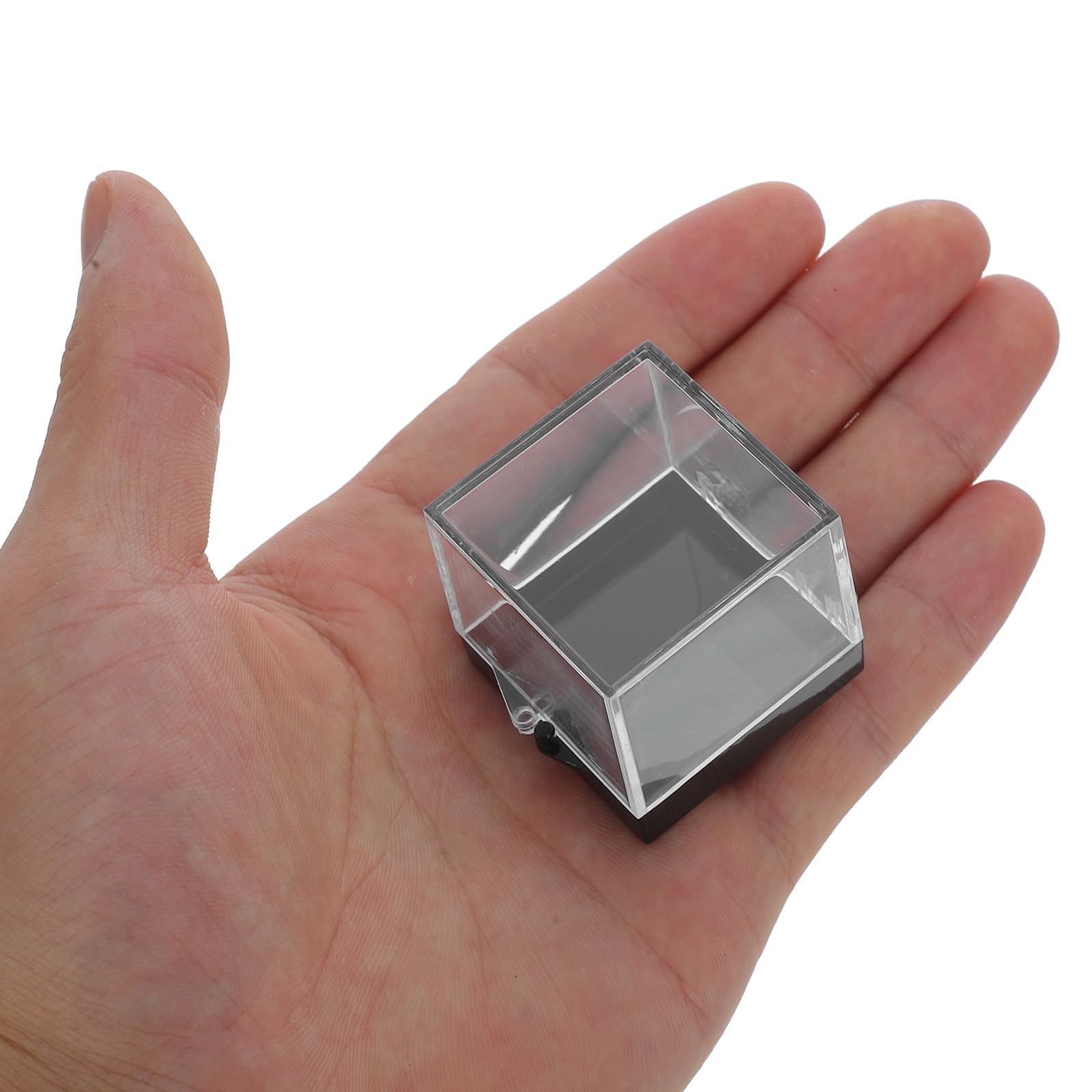 24stücke Teiliges Mineralien Display Box Transparent Klare Aufbewahrungsbox für Edelsteine Kristalle Sammlervitrine Mineralien Steine Sammelbox für Zuhause Büro