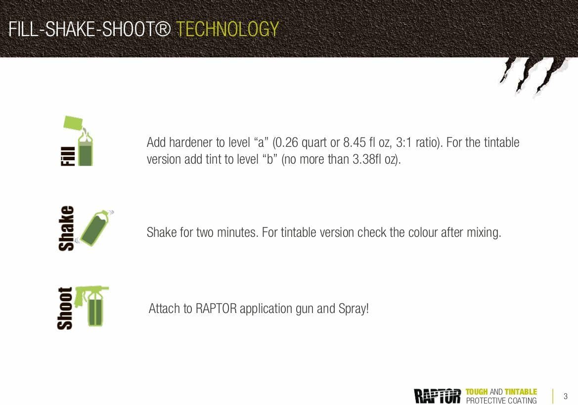 U-POL Products Raptor White 2.6 VOC 4L (UPL-UP4808)