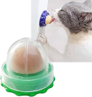 Cat Snacks Candy Ball, Edible Sugar Energy Balls with Catnip, Safe & Healthy Teeth Cleaning Cat Toys —— Lickable Snacks for Kittens & Cat（Random Color Shipping）
